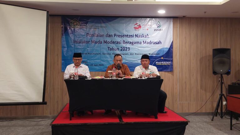 Direktorat KSKK Lakukan Seleksi Lanjutan Inisiator Muda Moderasi Beragama Madrasah 2023